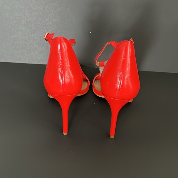 BCBG Maxazria size 9 B beautiful bright red/orange high heels - Picture 4 of 7